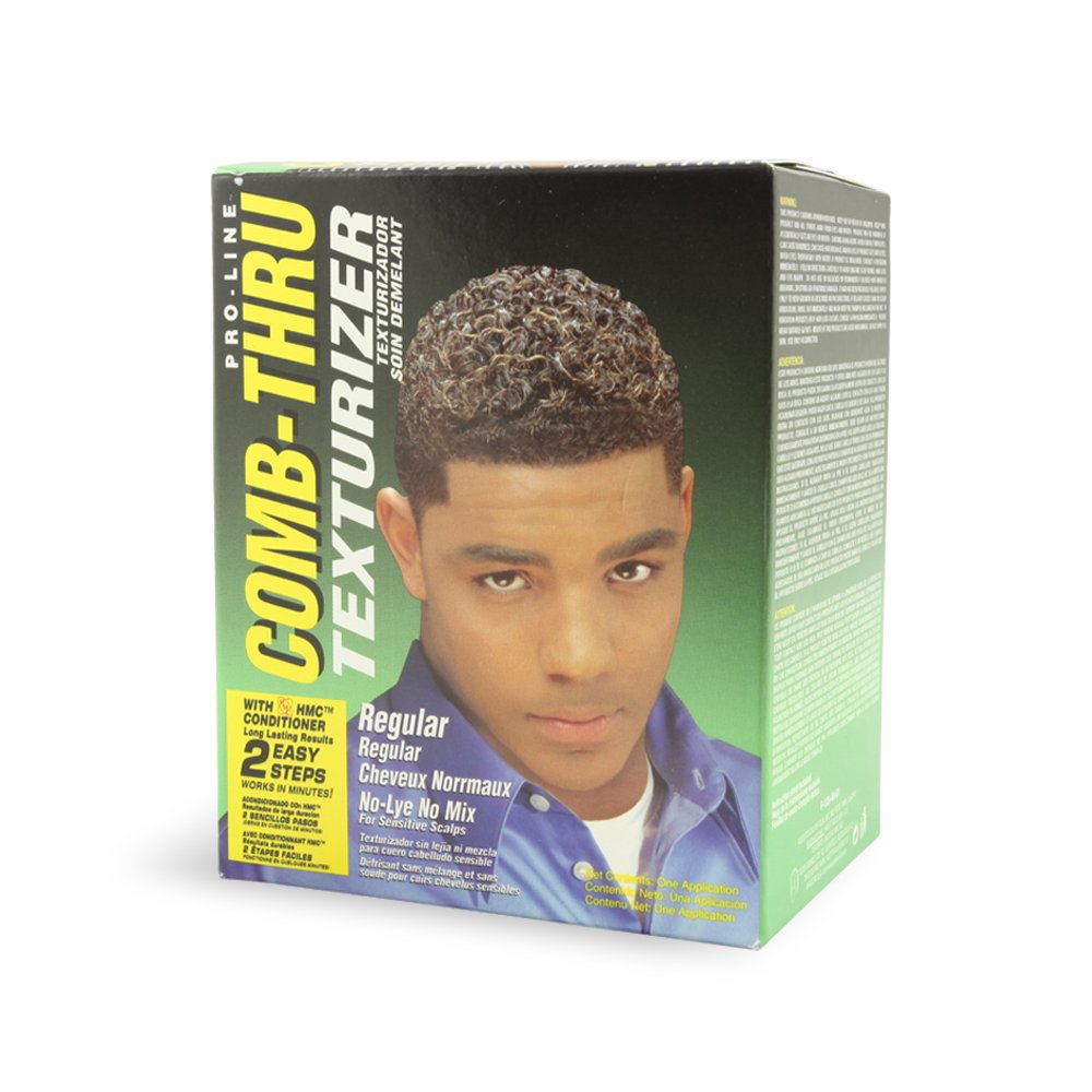 Pro-Line Comb Thru Texturizing Relaxer Regular Kit for Soft, Manageable Hair Texture