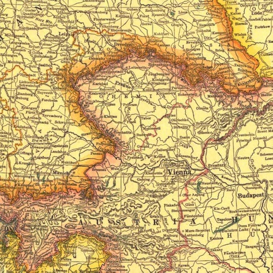 National Geographic: Europe 1915 World War 1 - Historic Wall Map Series - 31.5 x 28.5 inches - Laminated