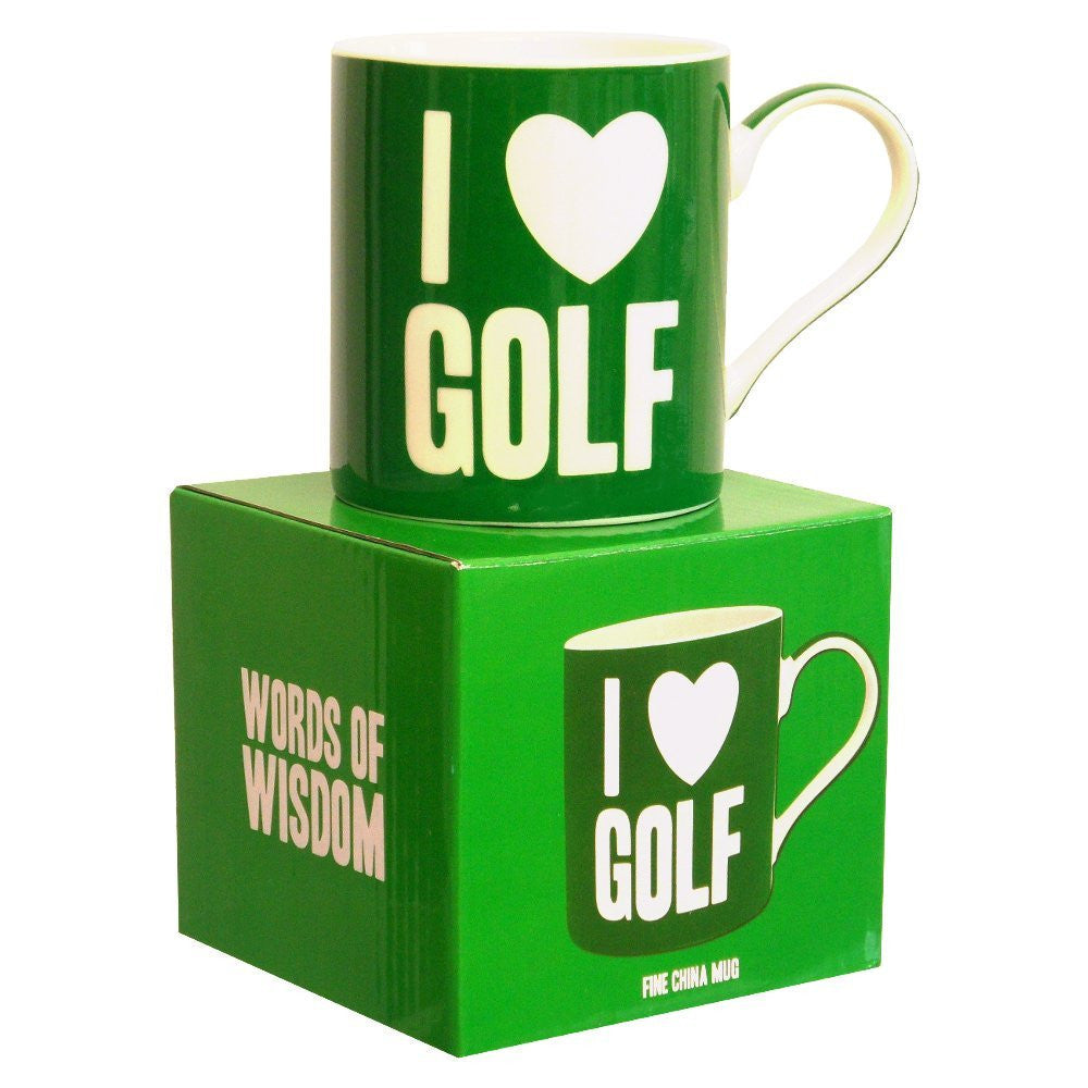 Words Of Wisdom I Love Golf Fine China Mug