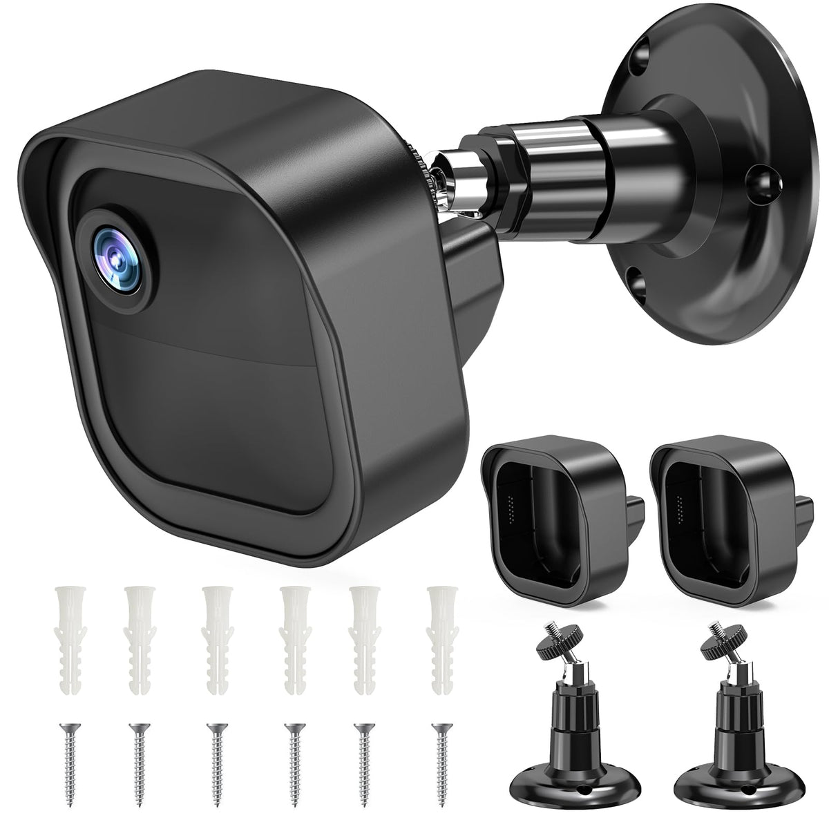 2-Pack New Blink Outdoor 4 Camera Mount, 360? Adjustable Security Mounting Bracket with Weatherproof Protective Cover Case, Blink Camera Accessories
