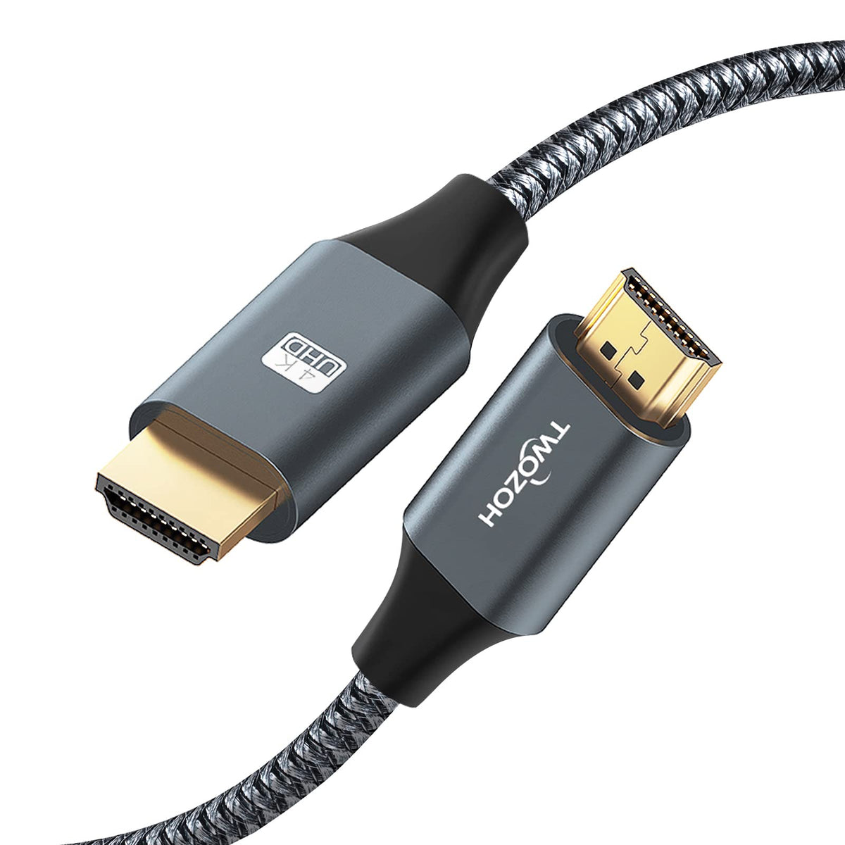 Twozoh 4K HDMI Cable 10M, High Speed HDMI 2.0 Cable, Braided HDMI to HDMI Lead Compatible with PS5, PS3, PS4, PC, Projector, HDTV, Xbox