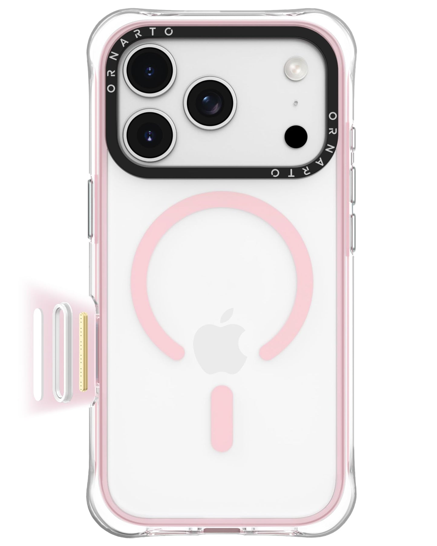 ORNARTO Air Case for iPhone 17 Pro Max Clear | Military-Grade Drop Protection | Camera Control Button | Compatible with MagSafe | Built-in Air Phone