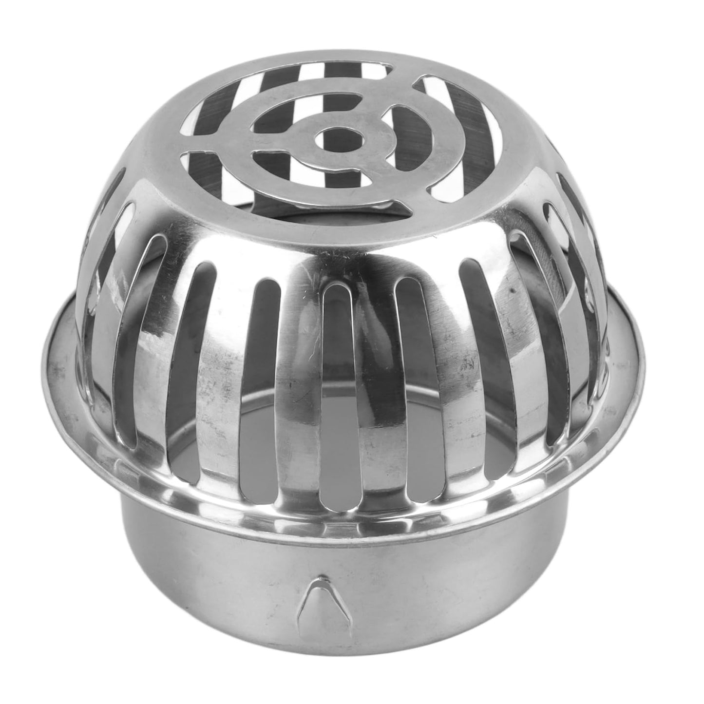 Stainless Steel Drain, Dome Floor Drain Cover Outdoor Roof Anti Blocking Line Cap for Home Bathroom Yard