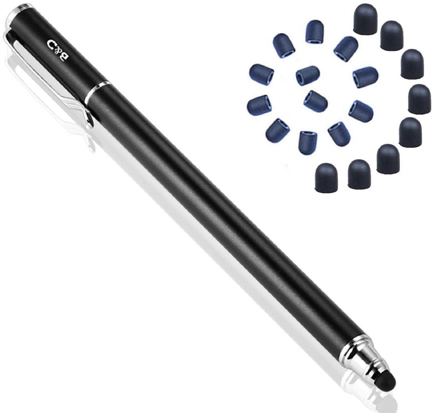 Bargains Depot B&D Universal Capacitive Stylus Pen 2-in-1 Styli Touch Screen Pen for iPad, iPhone, iPod, Tablet, Samsung, Galaxy, Huawei,