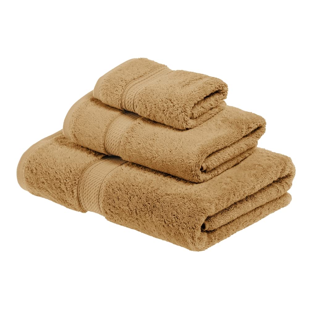 Superior Madison TS, 3-Piece Towel Set, Toast