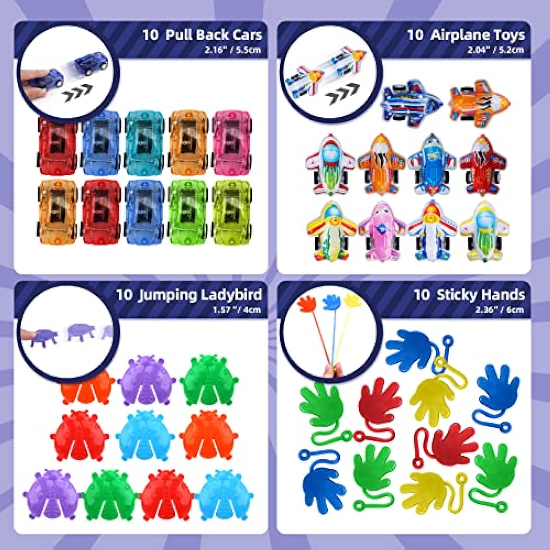 nicknack Party Bag Fillers for kids, 300PCS 34 Kinds of Party Favours Toy Assortment Kids Small Toys for Girls Boys Game Prizes Party Bag Fillers