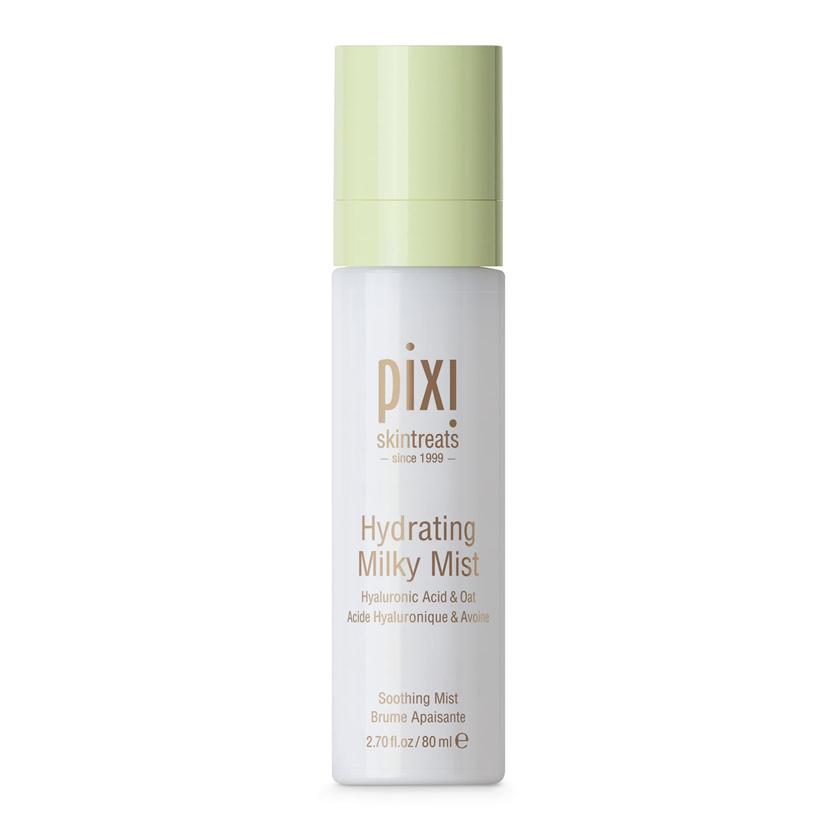 Pixi Beauty Milky Mist | Hydrating Moisturizer for Dry Skin | Infused with Hyaluronic Acid | 2.70 Fl Oz, 80 mL