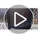 Onlyfire BBQ Storage Cart Table,Garden Serving Trolley Table With Seasoning box and Closed Storage Space,for Outdoor Grilling and Cooking