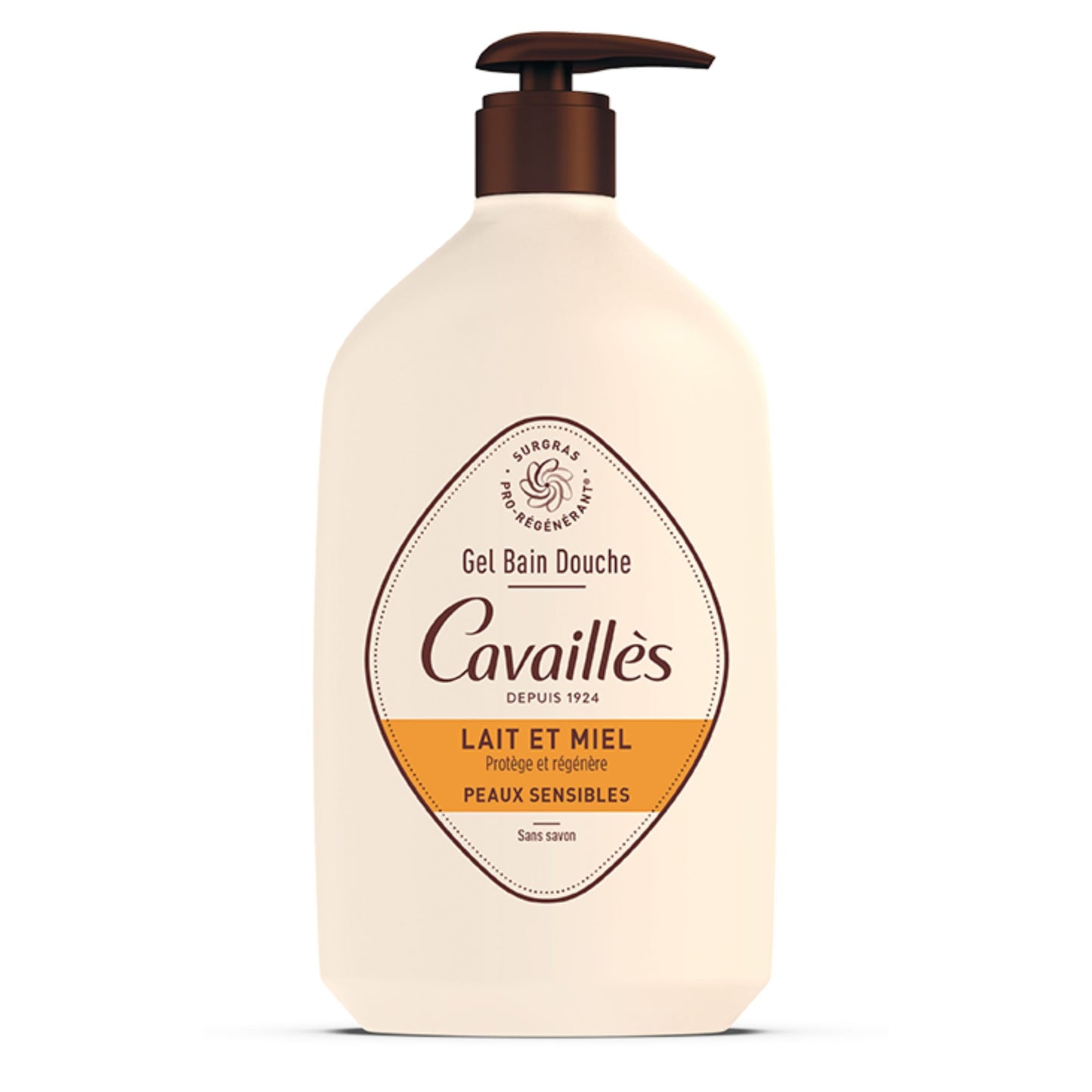 Rog? Cavaill?s Bath and Shower Gel for Sensitive Skin Milk and Honey 1L
