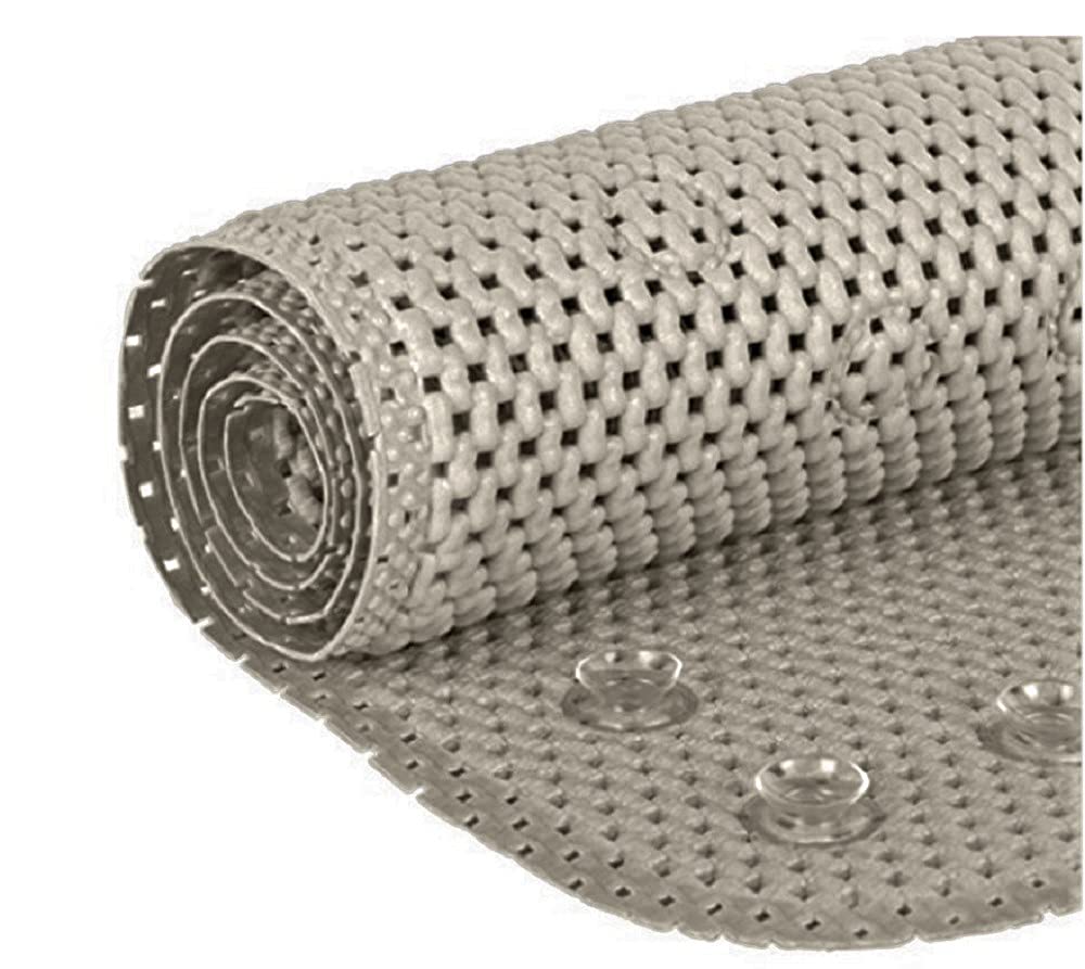 Deluxe Bathtub Mat Non Slip, Soft Foam Bath Mats for Bathroom Tub, Bathtub Mat with Drain Holes, Suction Cups- 36? X 17? - Grey
