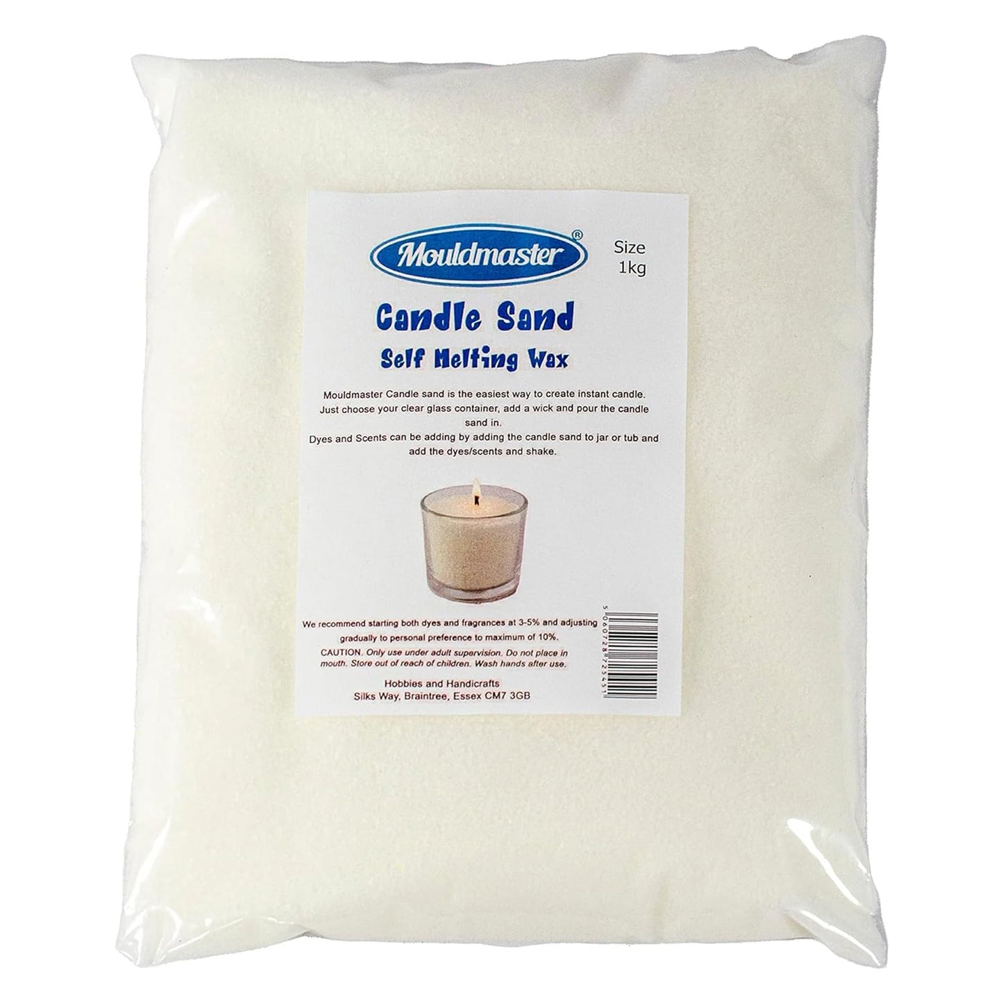 Mouldmaster Candle Sand Wax Granules Self Melting Wax 1Kg