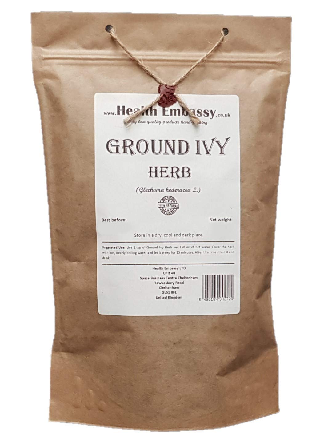 Health Embassy Ground Ivy Herb (Glechoma hederacea L) (100g)