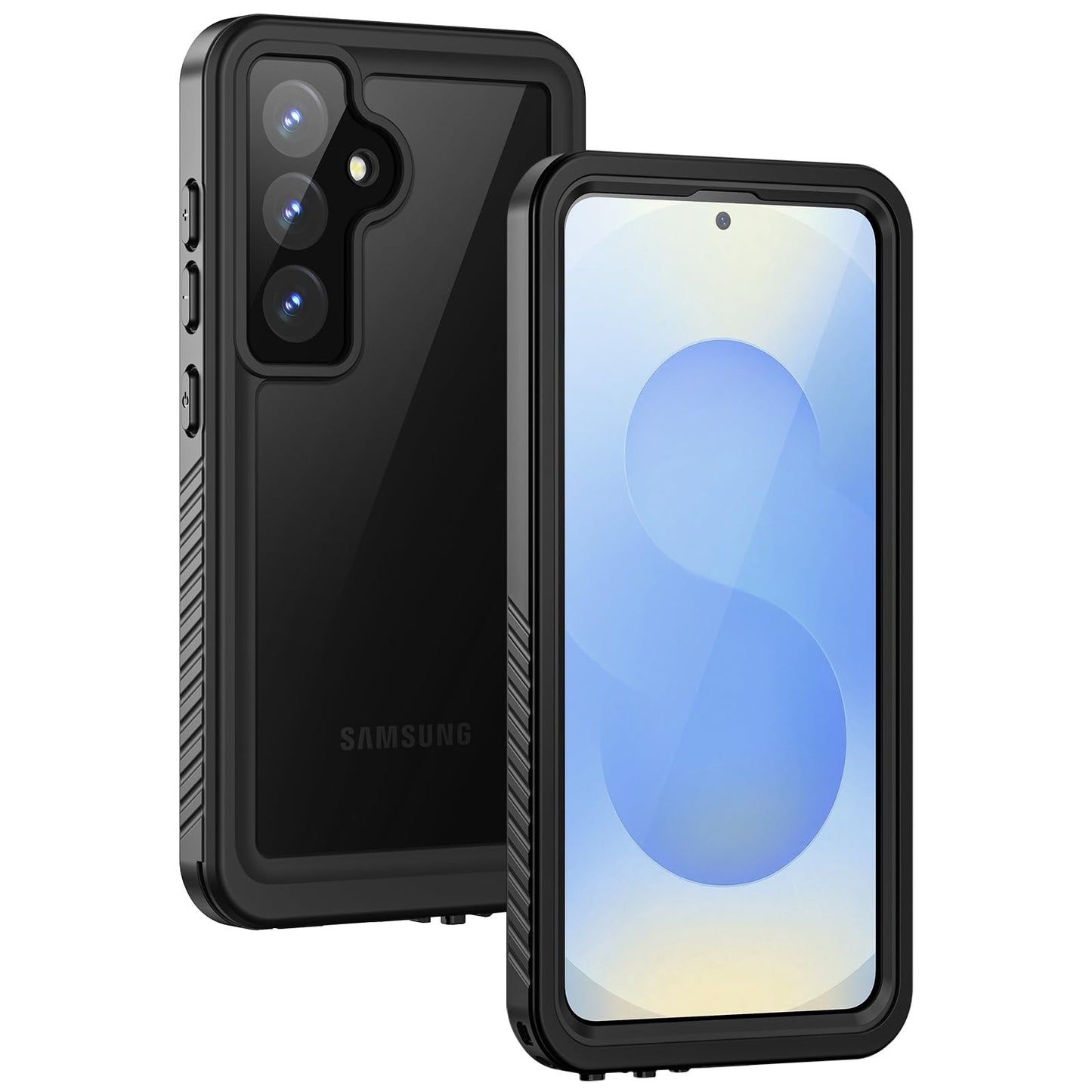 Lanhiem for Samsung Galaxy S25 Case, IP68 Waterproof Dustproof S25 Phone Case Built-in Screen Protector, Rugged Full Body Shockproof Protective Water