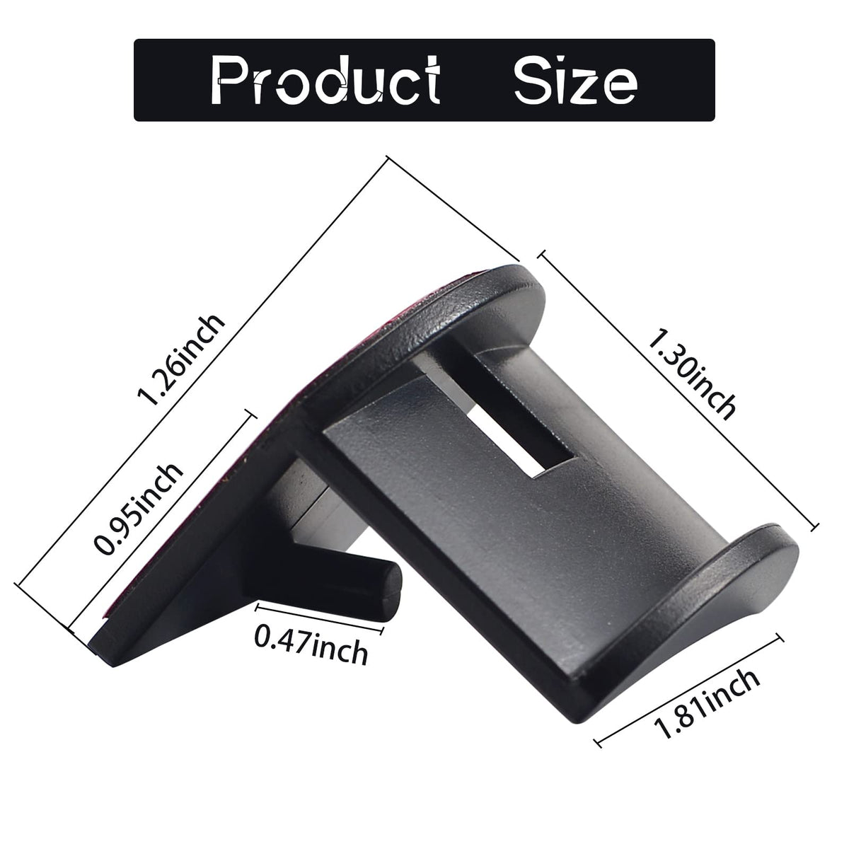 10 Pack Adhesive Hat Holder Cap Hook for Wall Mount No Drilling Hat Rack