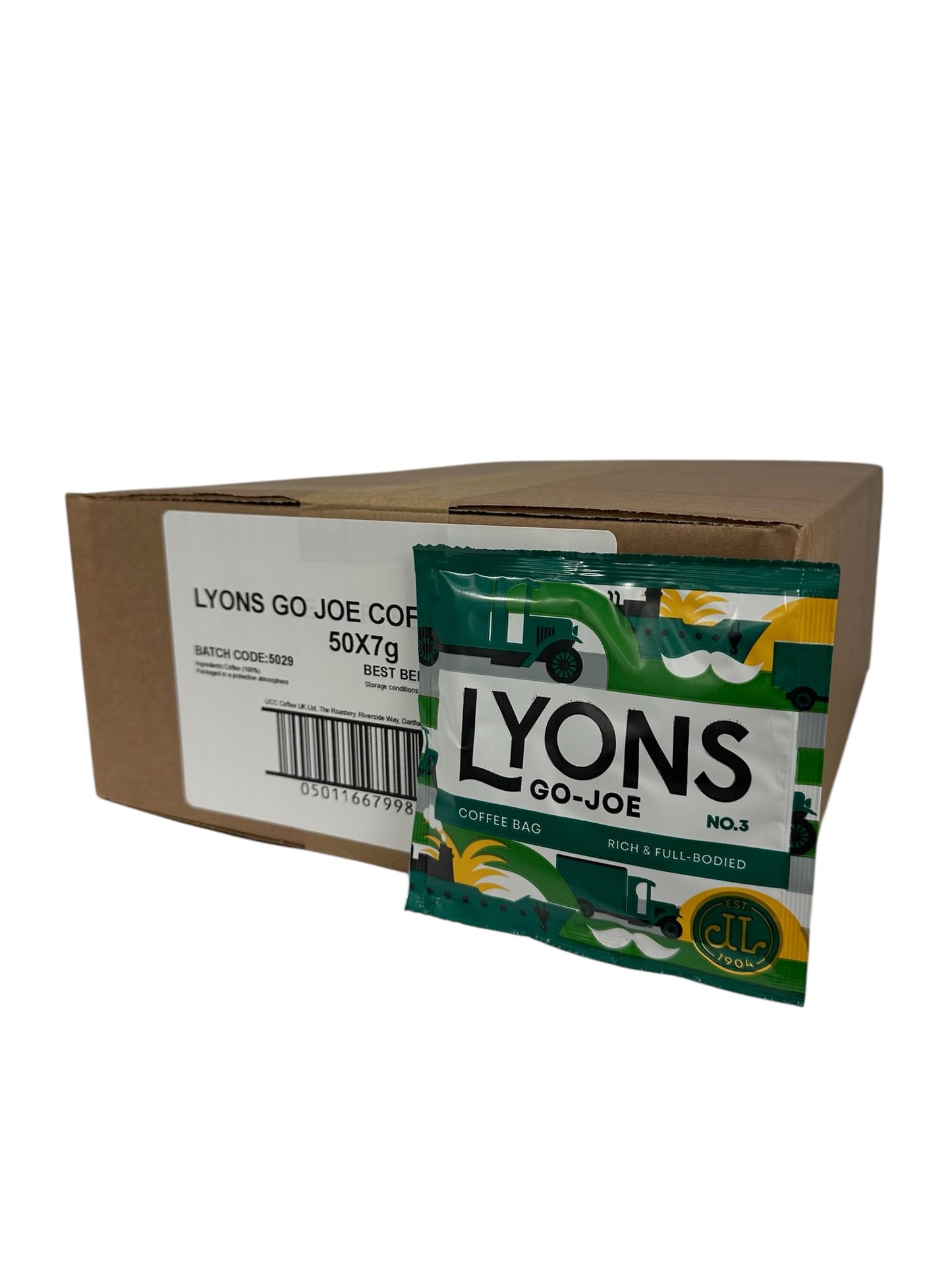Lyons Go-Joe Coffee Bags 50 x 7g (50 Individually Sealed Bags)