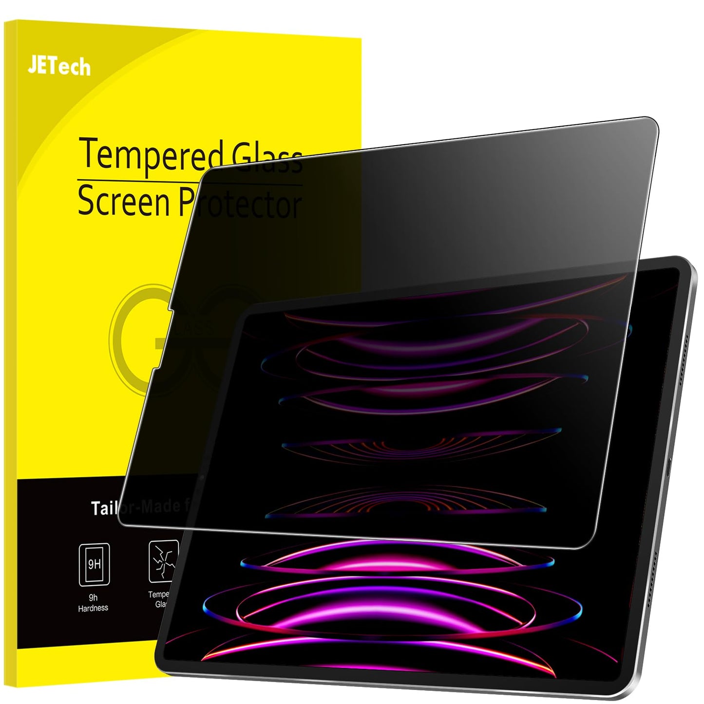 JETech Privacy Screen Protector for iPad Air 5/4 10.9-Inch (2022/2020, 5th/4th Generation) and iPad Pro 11-Inch (2022/2021/2020/2018 Model), Anti-Spy