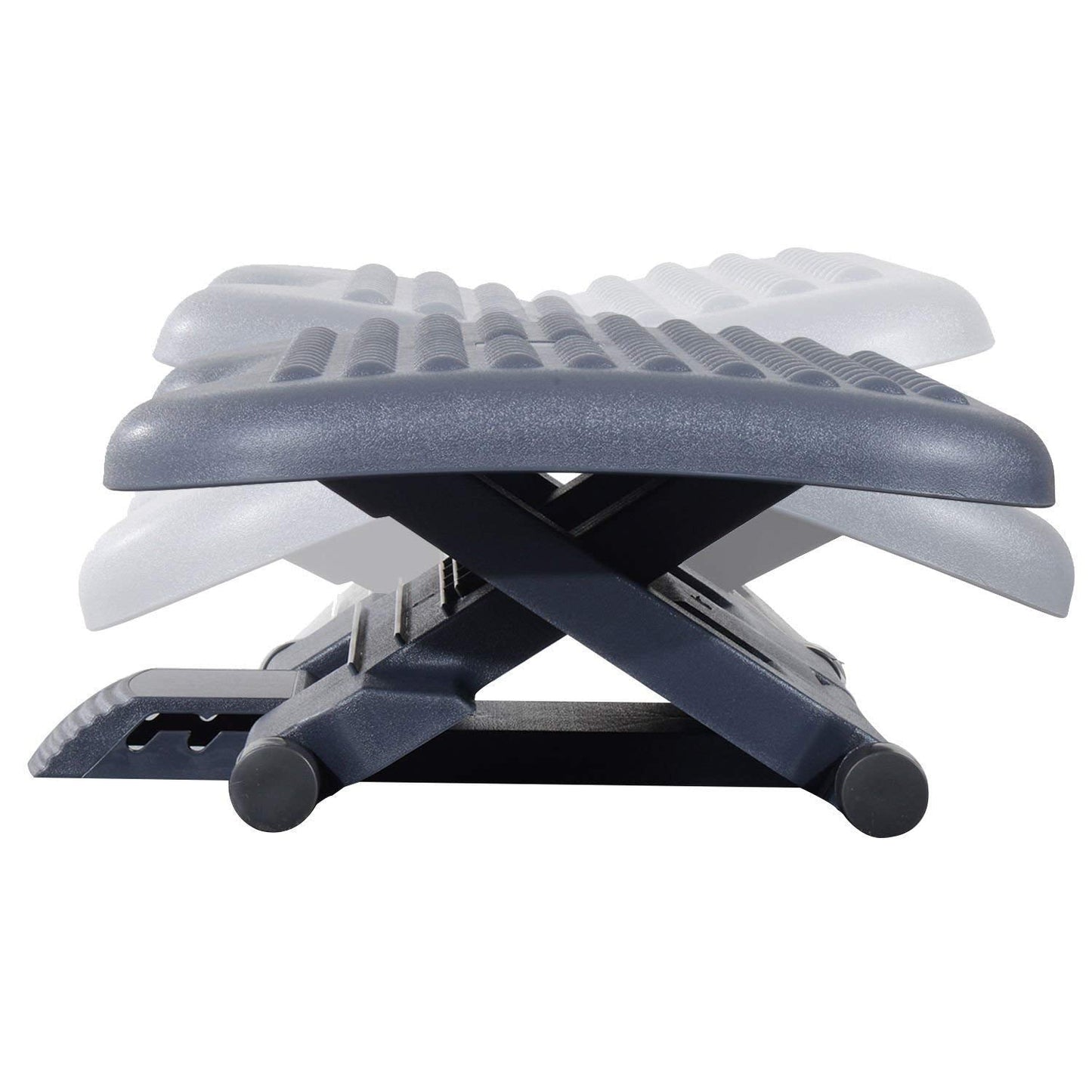 Ergonomic Foot Rest Under Desk, Height Adjustable Plastic Footrest with Massage Point for Office Home