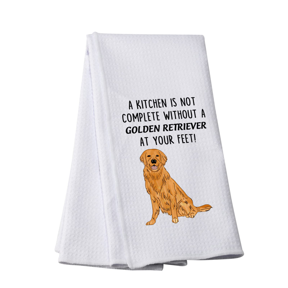 Golden Retriever Kitchen Towel Golden Retriever Owner Kitchen Decor Golden Retriever Lover Gift (Golden Retriever-t)