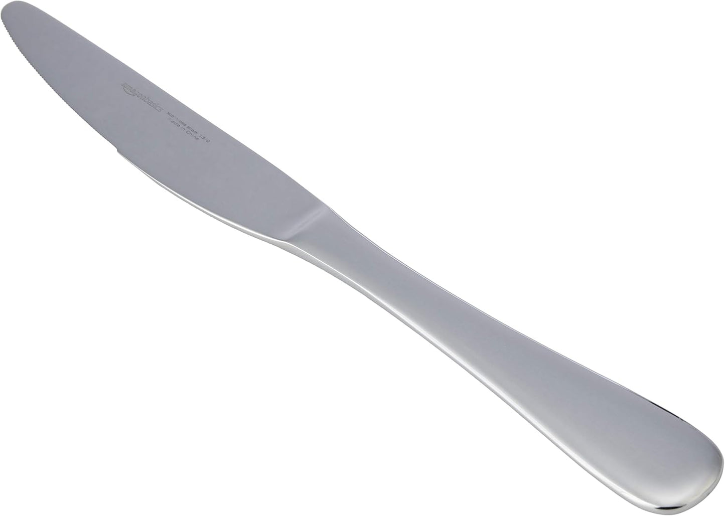 Amazon Basics Stainless Steel Dinner Knives, Pack of 12, New but open, scruffy box, ID REQUIRED