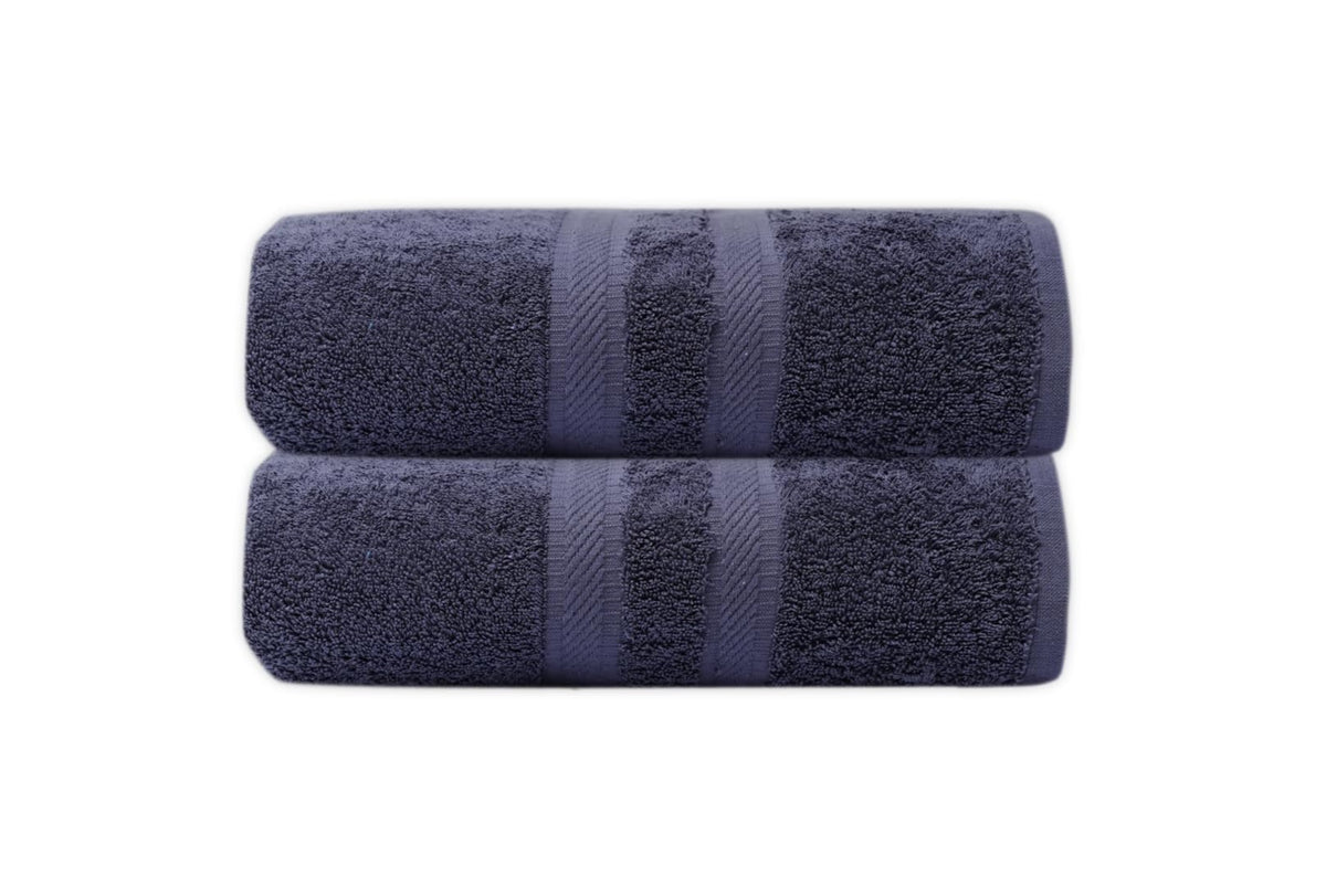 manucci EXTRA LARGE JUMBO BATH SHEETS 90 X 150CM 500GSM 100% EGYPTIAN COTTON TOWEL (charcoal, 2)
