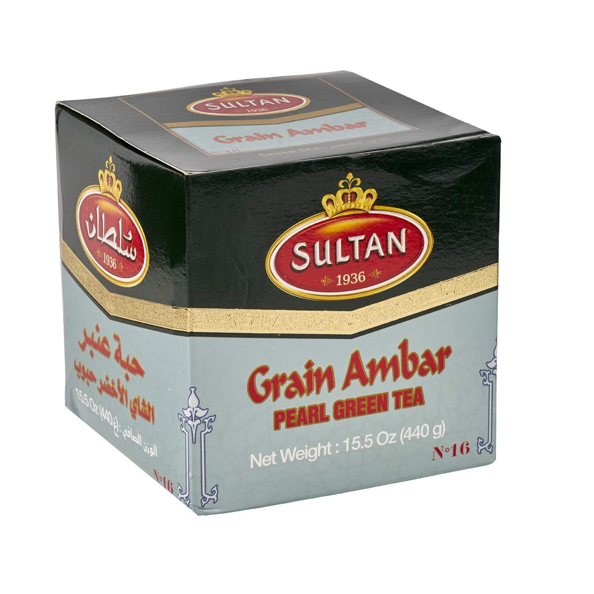 SULTAN TEA Grain Ambar Gunpowder Loose Green Tea 440g