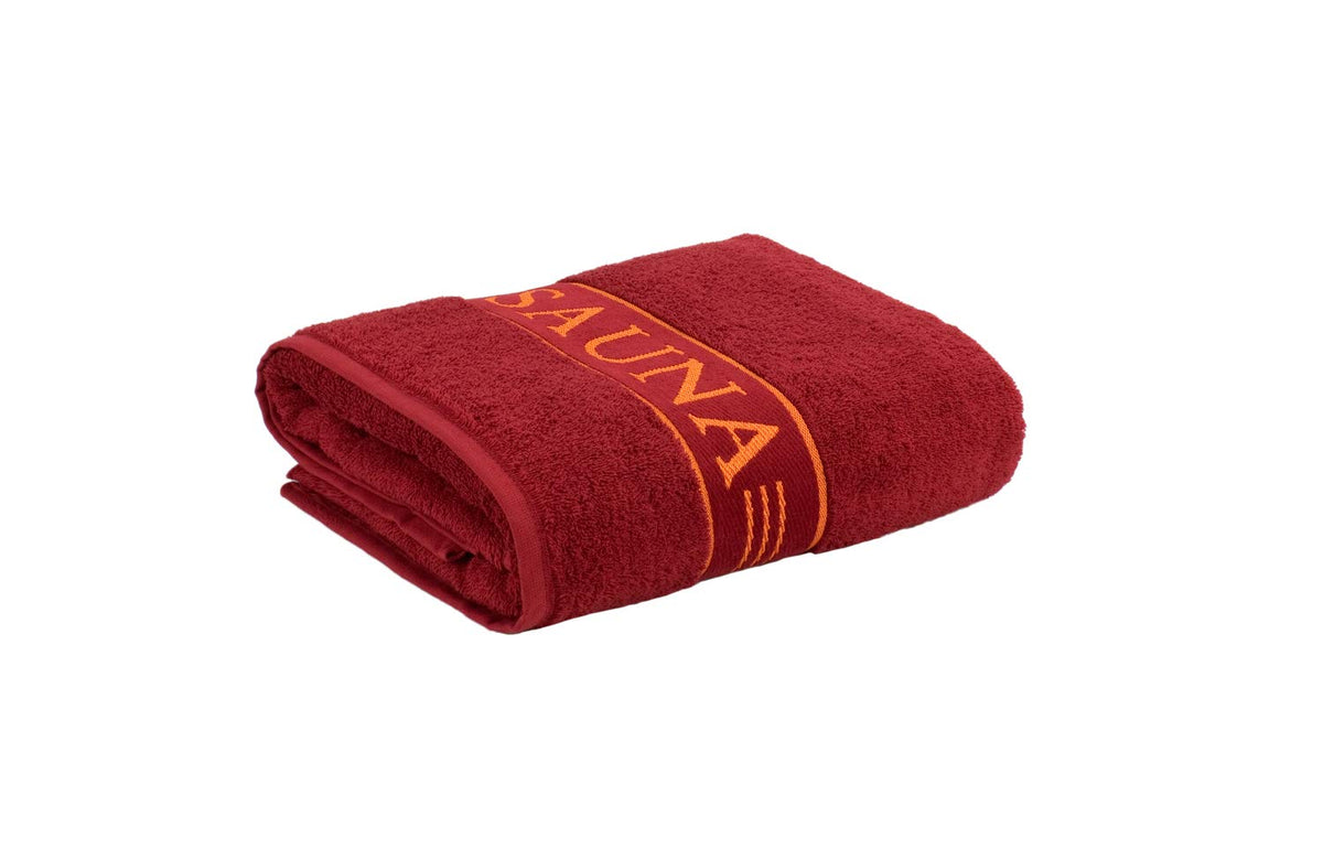 frottana Sauna Towel, Ruby, 80 x 200 cm