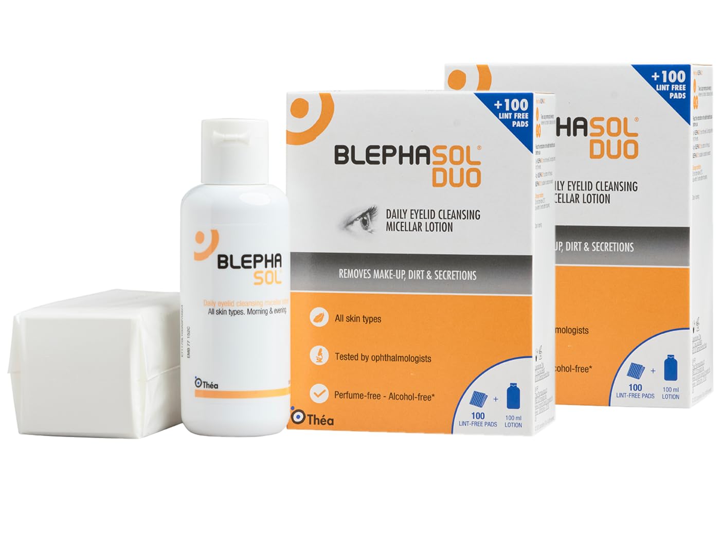 Blephasol Duo Micellar Eyelid Cleansing Lotion | Gentle, Effective Removal of Dirt & Makeup from sensitive Eyelids and Lashes | Perfume & Alcohol-Free