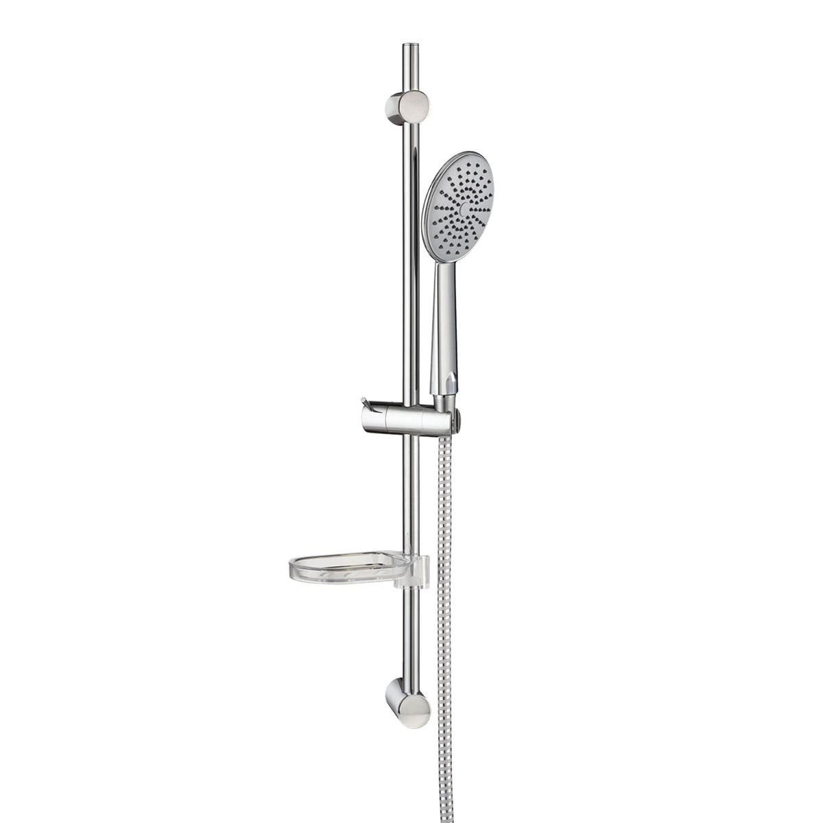 Wirquin Joy Shower Rail with 1 Jet Shower Head & PVC 1.5m Hose