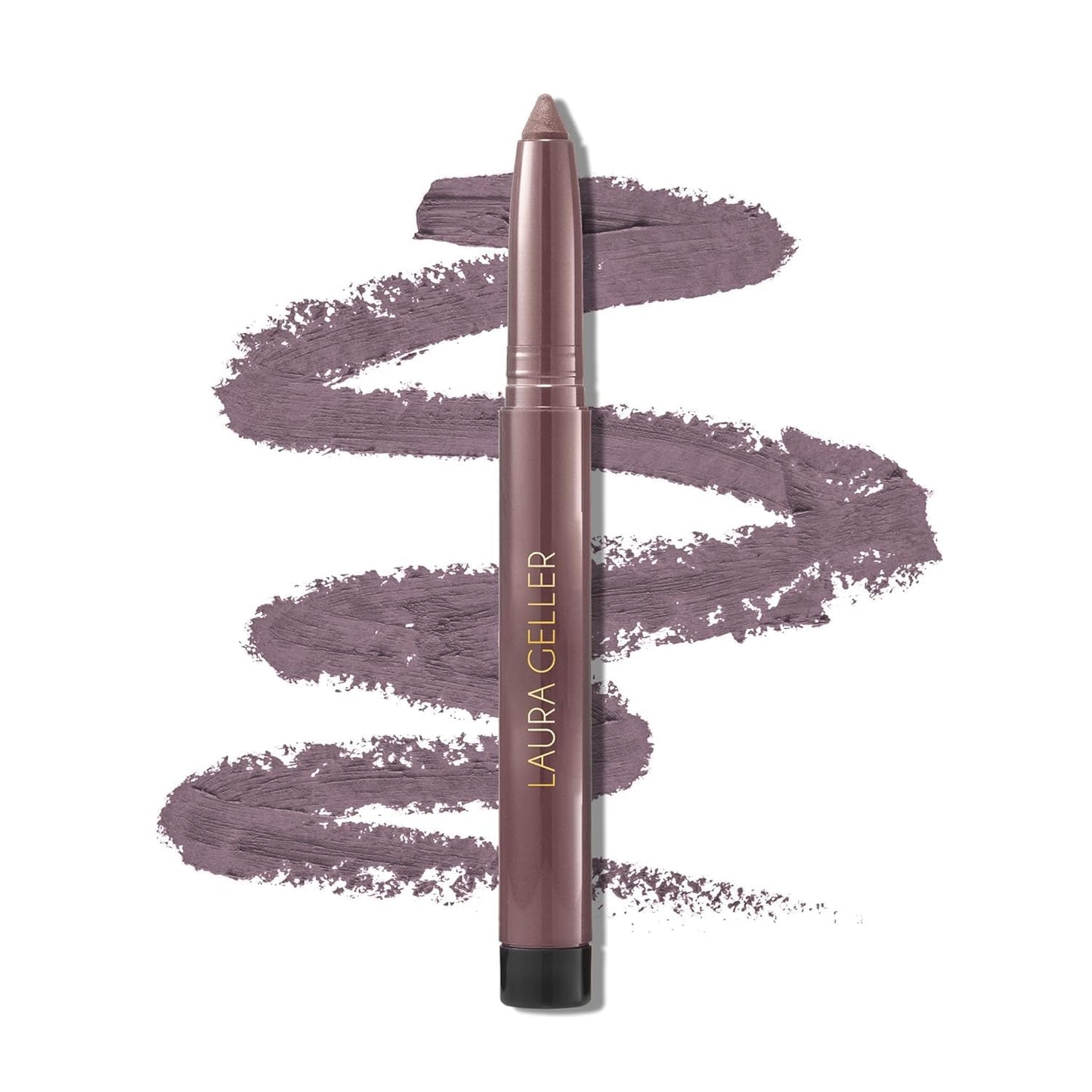 LAURA GELLER NEW YORK Longwear Kohl Kajal Eyeliner Pencil (Smoky Plum Kohl) Hydrating & Vibrant Pencil With Built in Sharpener For Expert Precision,