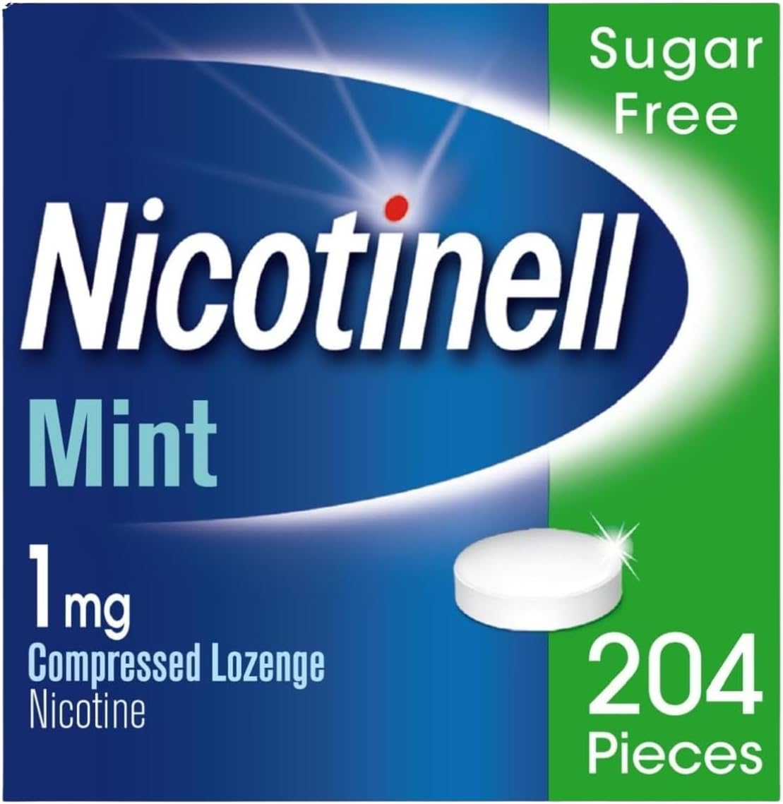 Nicotinell Mint Lozenge 1mg (204 Lozenges), Expiry date 02/28, ID REQUIRED, New but open, scruffy box