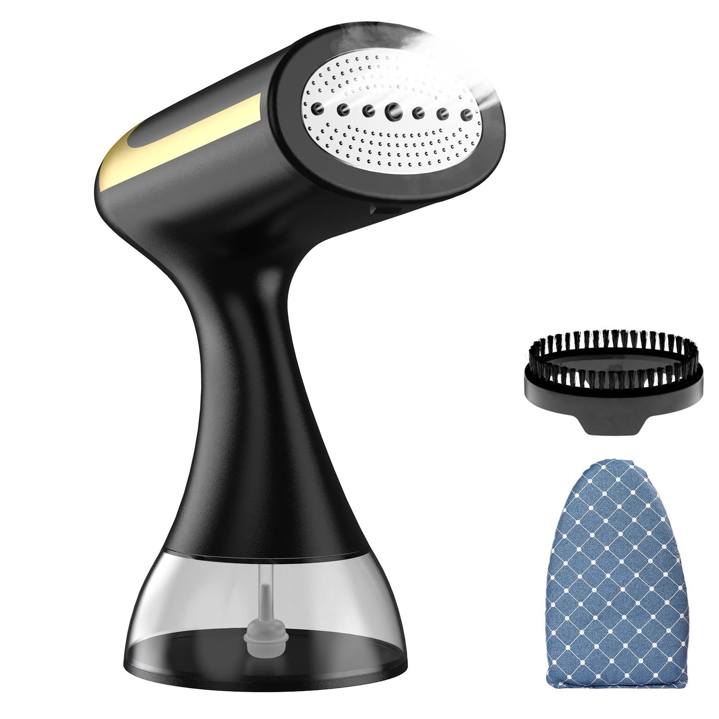 COVACURE Clothes Steamer, 2 in 1 Iron & Steamer for Quick Wrinkle Removal,1500W Travel Steamer for Clothes with 6.56ft Long Power Cord for Home,