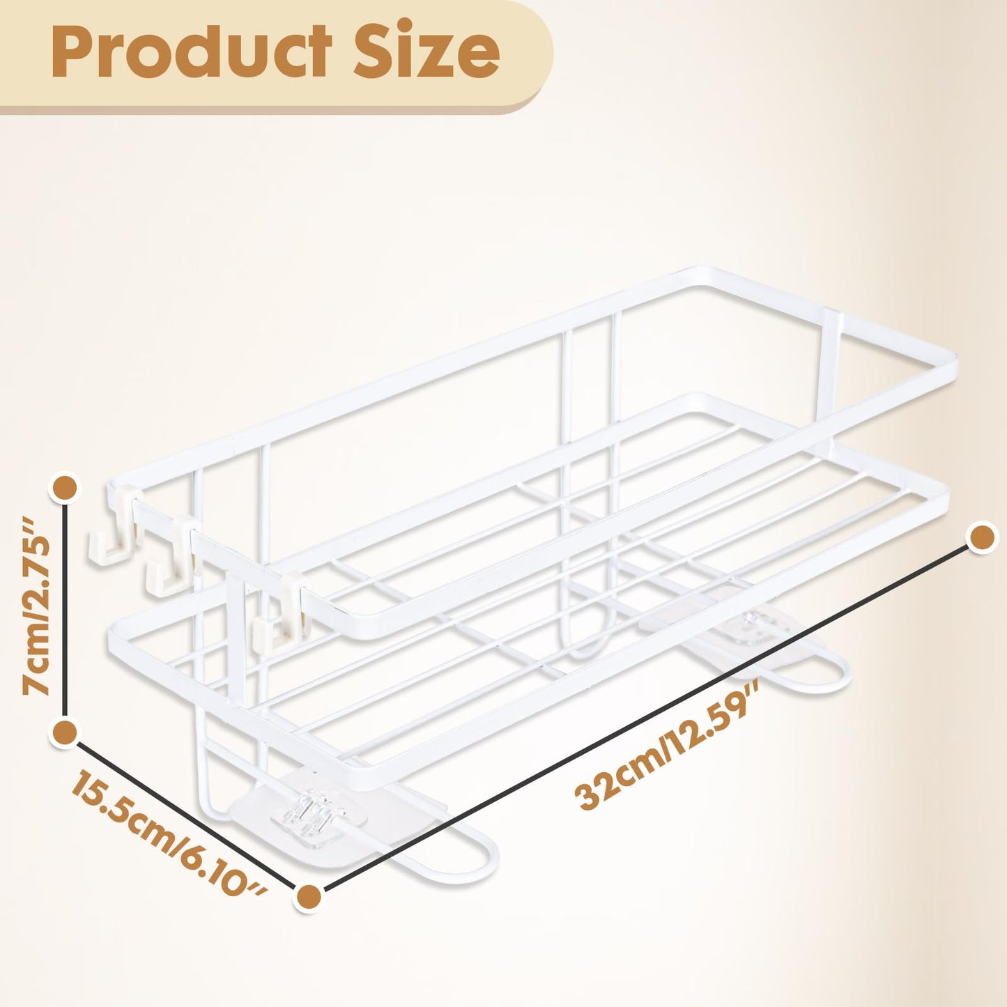 Pinkgarden Over-the-Toilet Storage Shelf, Large Capacity Bathroom Organizer, No-Drill Installation, Rust-Resistant Thick Steel