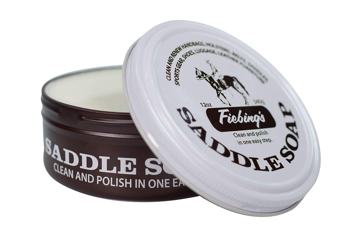 Fiebings Saddle Soap (White, 12oz)