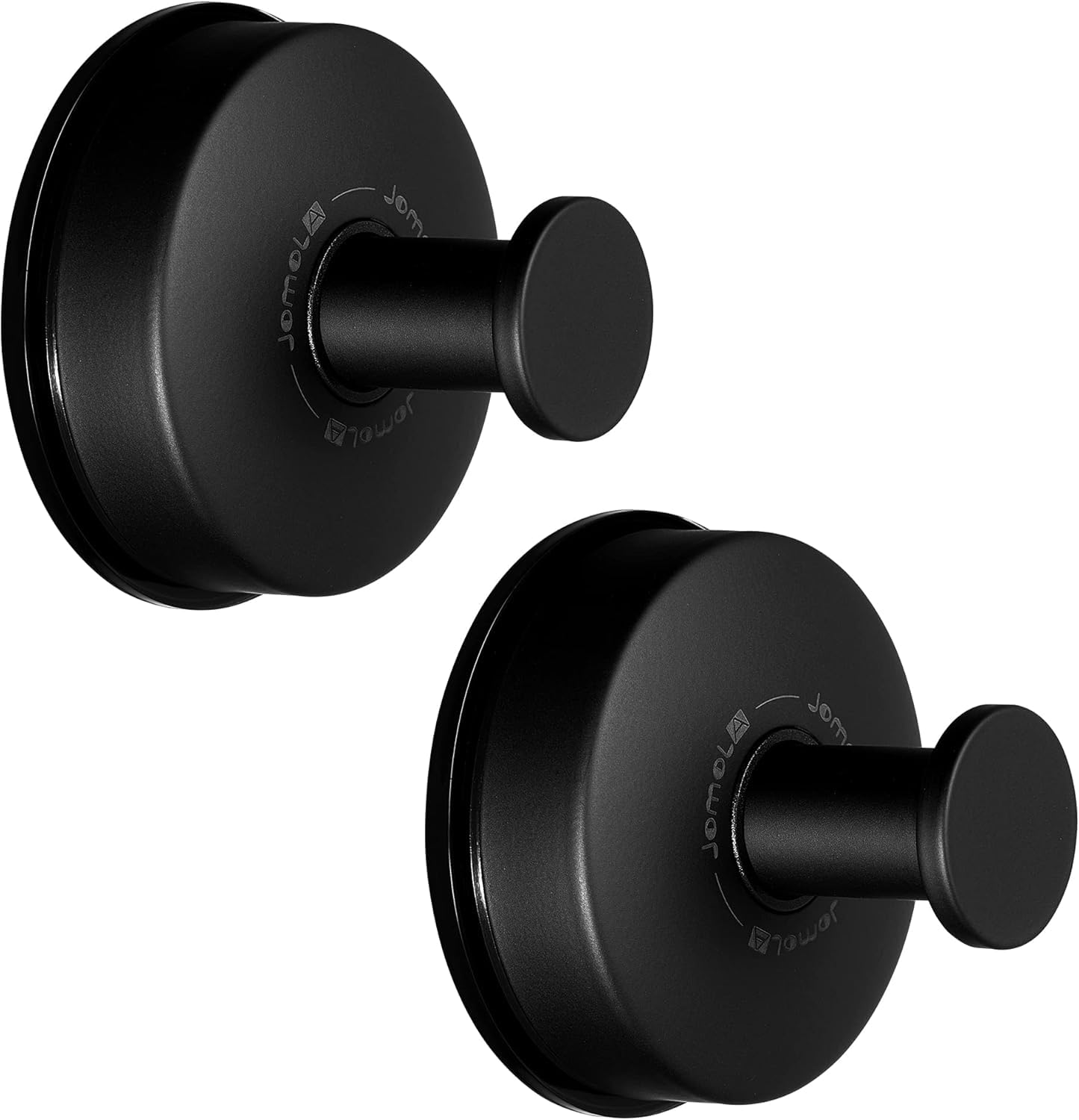 JOMOLA 2PCS Stainless Steel Bathroom Towel Hook Suction Cup Holder Utility Shower Hooks Hanger for Towel Storage Kitchen Utensil Vacuum Suction Cup
