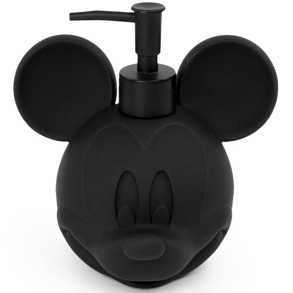Jay Franco Disney Mickey Mouse Soap Dispenser - Black Resin Lotion Pump - Bathroom D?cor