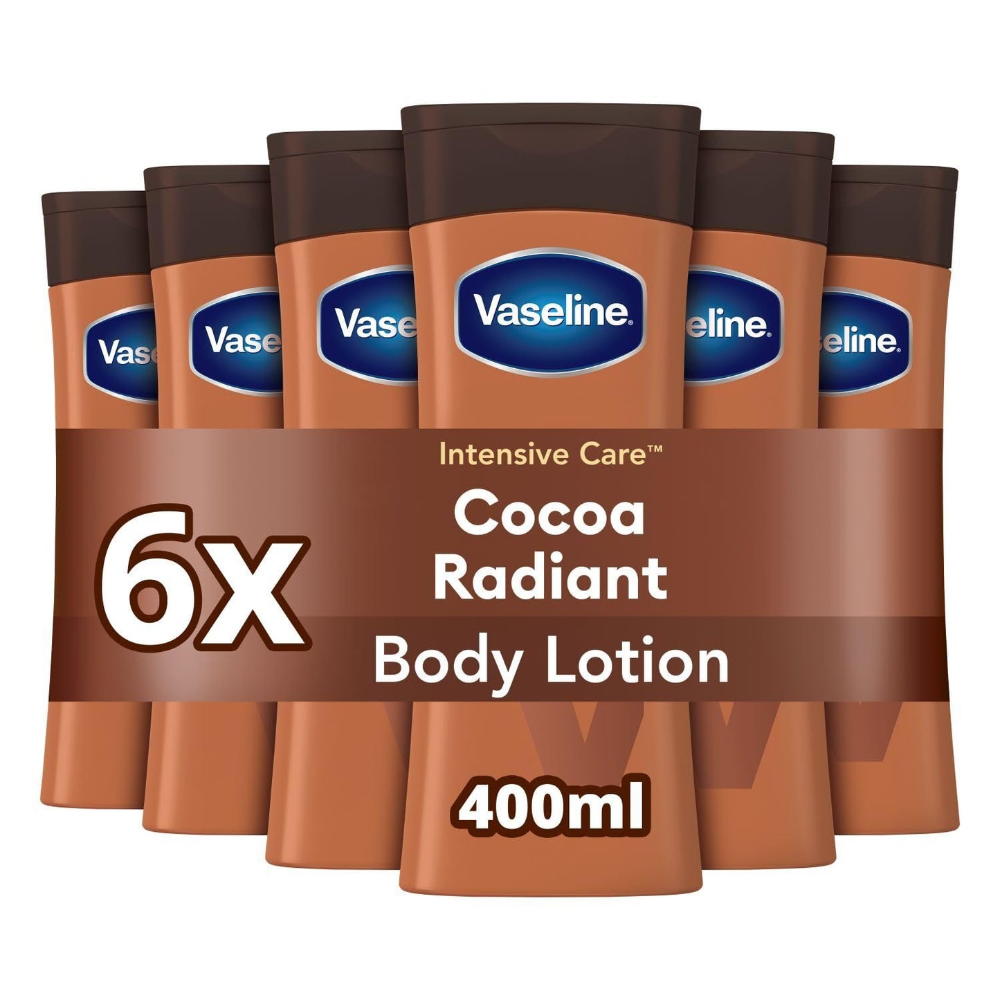 Vaseline Cocoa Radiant Body Lotion ? Deep Moisturising Body Cream with Vaseline Jelly & 100% Cocoa Butter ? Repairs Dry, Itchy Skin and Restores