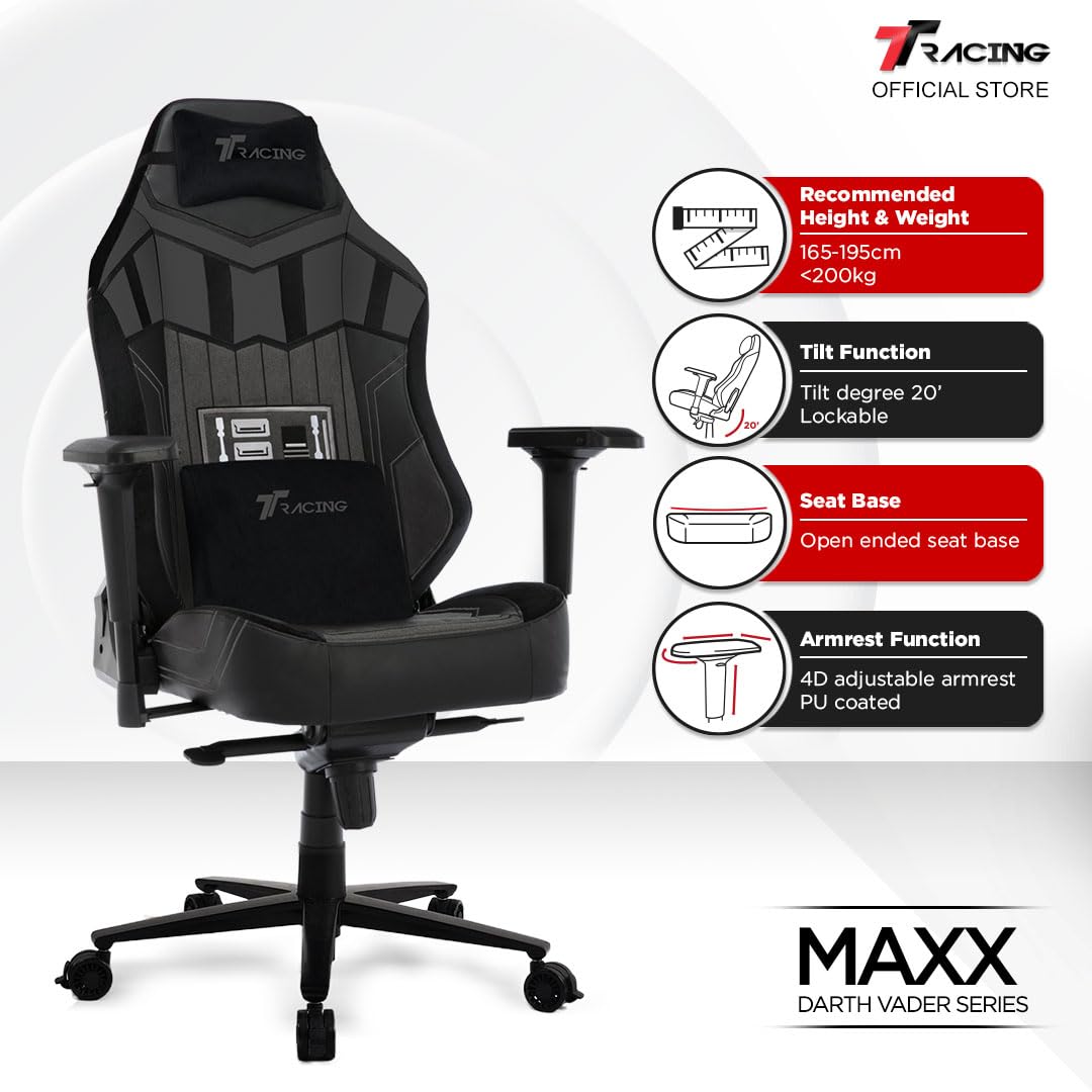 Star Wars Gaming Chair, Darth Vader Edition, Ergonomic Home Office Chairs