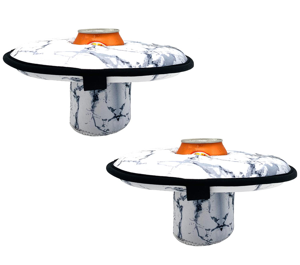 KOSTOO Large Size Neoprene Floating Drink Holder Floating Coaster Pool Drink Holder for Pool Party Water Fun, Fits to Skinny Cans/Bottles and Wide