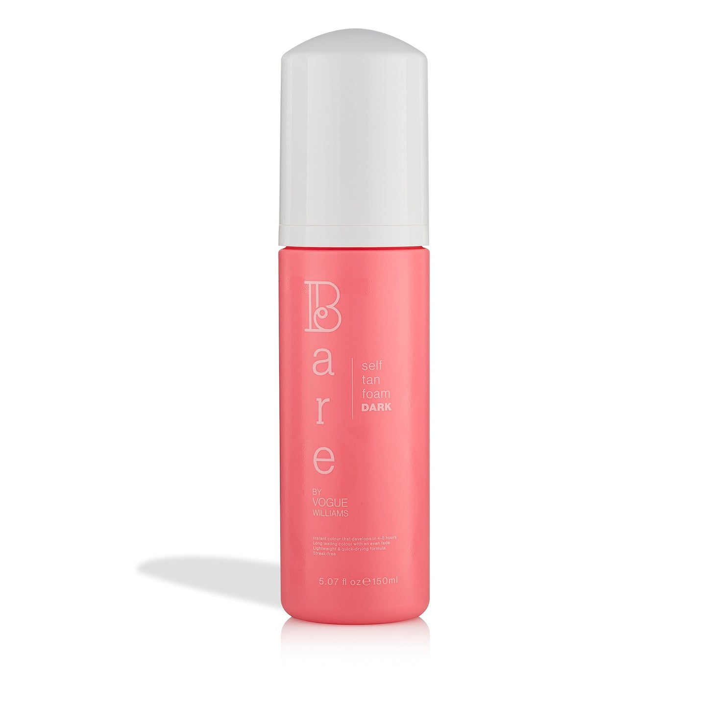 Bare by Vogue - Dark Tan Self-Tanning Foam - Suitable for All Skin Types - Self Tanner for Face & Body - Long-Lasting Fake Tan - 150ML