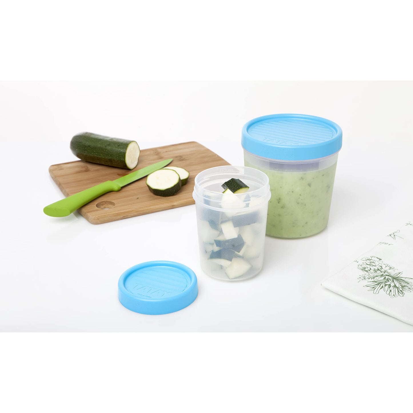 TATAY Food Container 1x1L + 2x0.5L 3-Piece Set Microwave Safe Freezer Safe