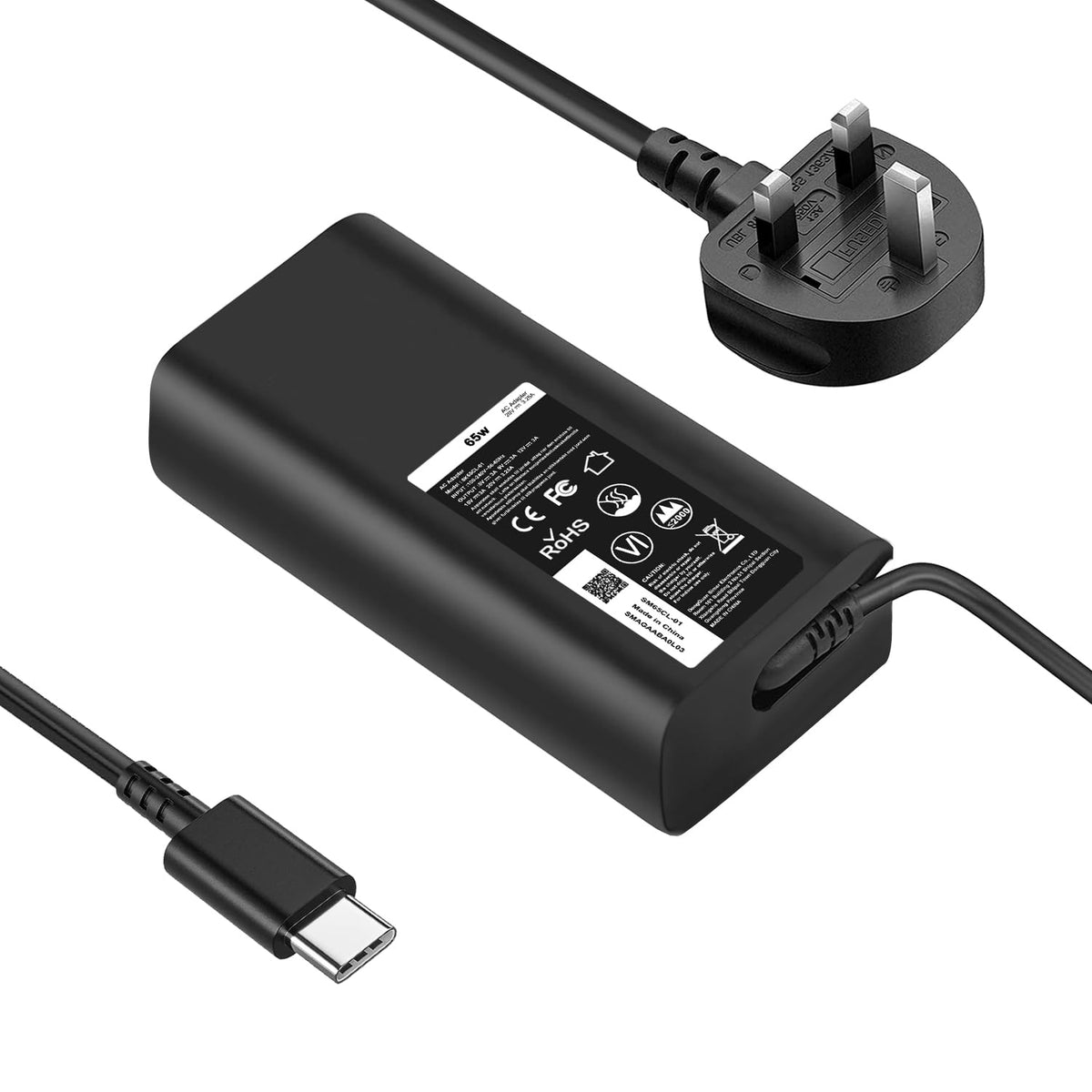 SLDYAPCX 65W 45W USB Type C AC Power Adapter Laptop Charger Compatible With Dell XPS 13 9350 9360 9365 9370 9380 Latitude 5420 5520 5320 7420 5430