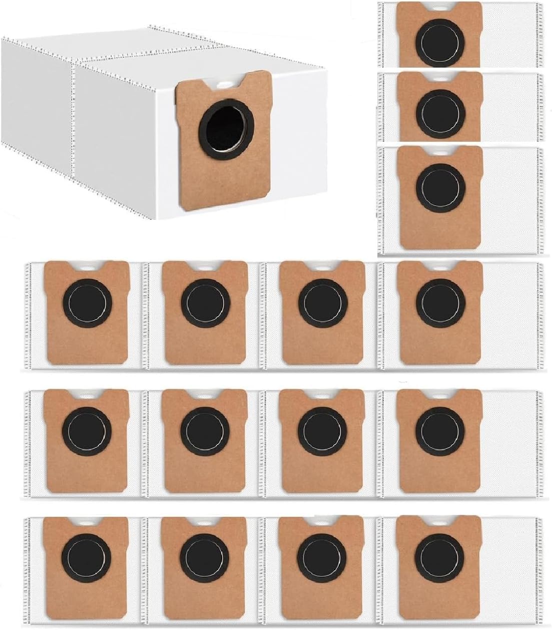 Dust Bags for Eufy C20 Omni C10 Omni, Compatible C10 Auto-Empty Bags Durable & Long-Lasting Accessories for Efficient Cleaning