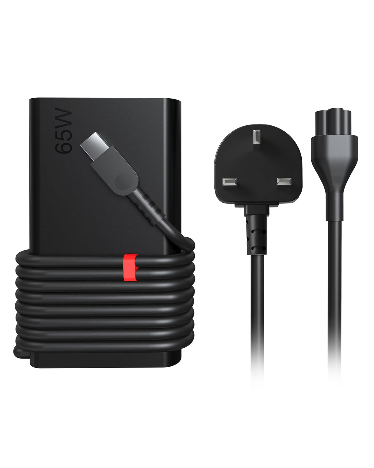 Riabwwox New Slim 65W USB C Laptop Charger Compatible With Lenovo ThinkPad/Yoga/Chromebook Computer Power Adapter X1 T14 T15 T16 T480 T480s T490 T490s