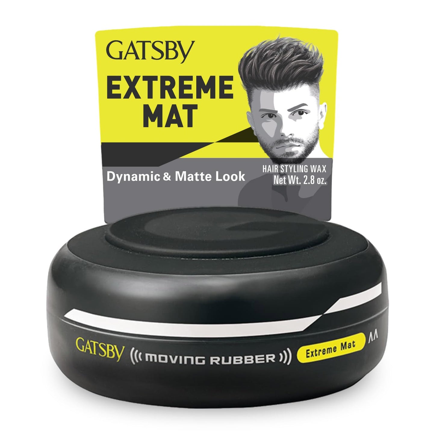 GATSBY Moving Rubber Extreme Matte Hair Wax Clear Floral Fragrance 80g