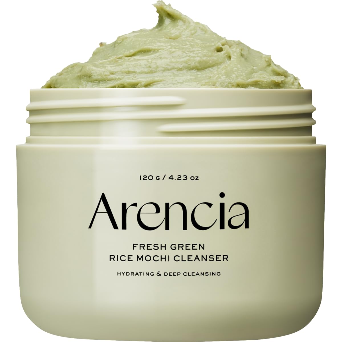 Arencia Korean Rice Mochi Face Cleanser - Face Mask, Foaming Cleanser, Gentle Scrub All in One - Deep Cleansing, Moisturizing, Pore Minimizing,