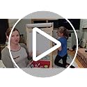 EAQ Kids Easel,Height Adjustable Wooden Art Easel,Whiteboard Chalkboard with Paper Roll Holder, Chalk Board for Kids,Best Birthday Gift for Kids (Wood)