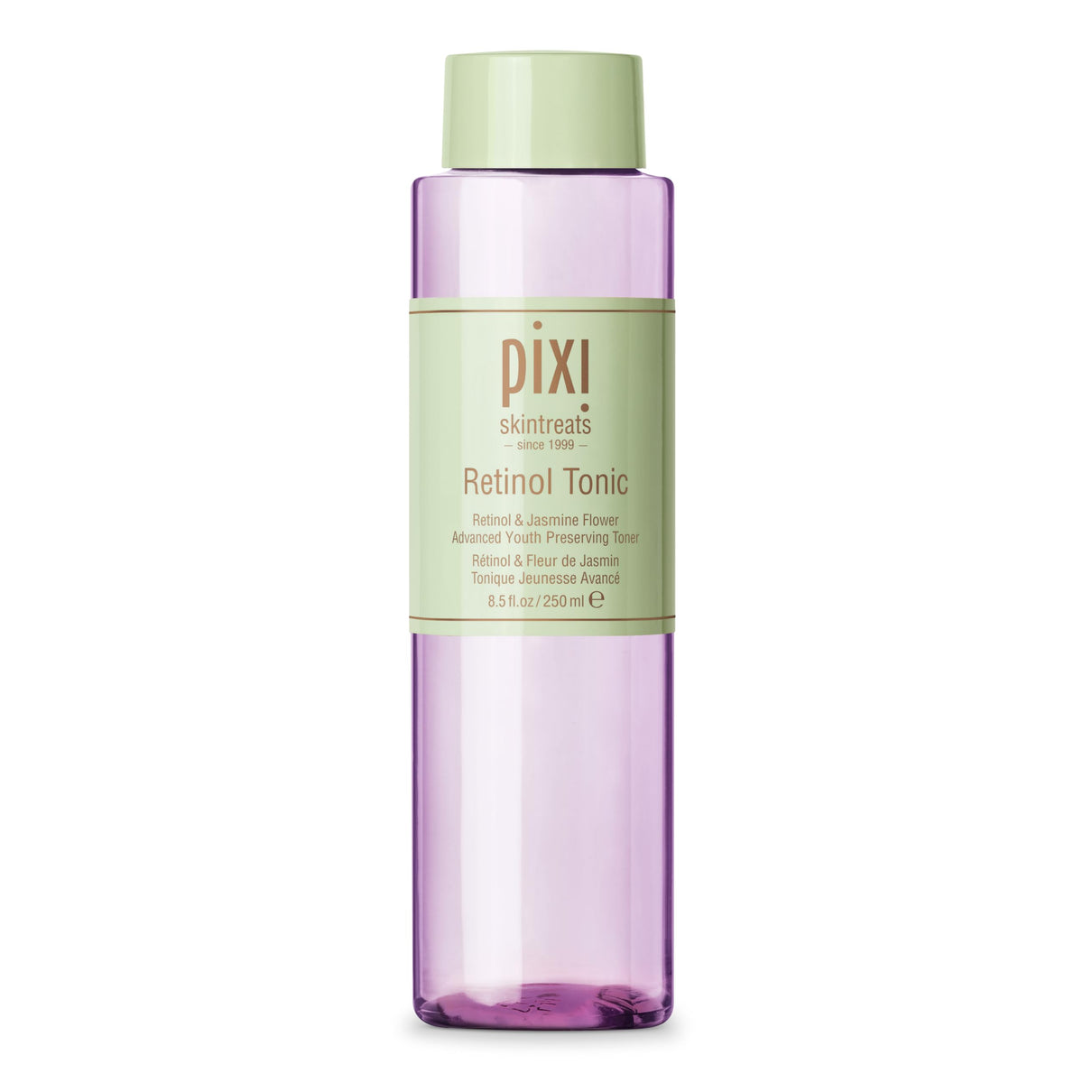 Pixi Retinol Tonic, Smoothing & Firming Facial Toner, Enhanced with Peptides to Boost Collagen Production, Alcohol-Free Daily Rejuvenating Toner, 250