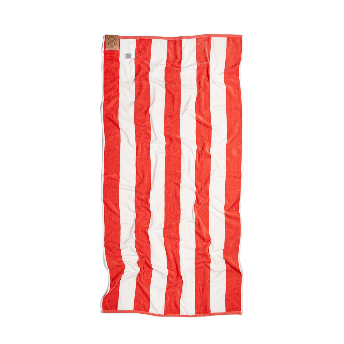 MOMOMUS 100% Velour Cotton Beach Towels for Adults - Cabana Stripe, Soft, Ultra-Absorbent - Quick Dry Beach Towels for Adults - Orange, 90x180 cm