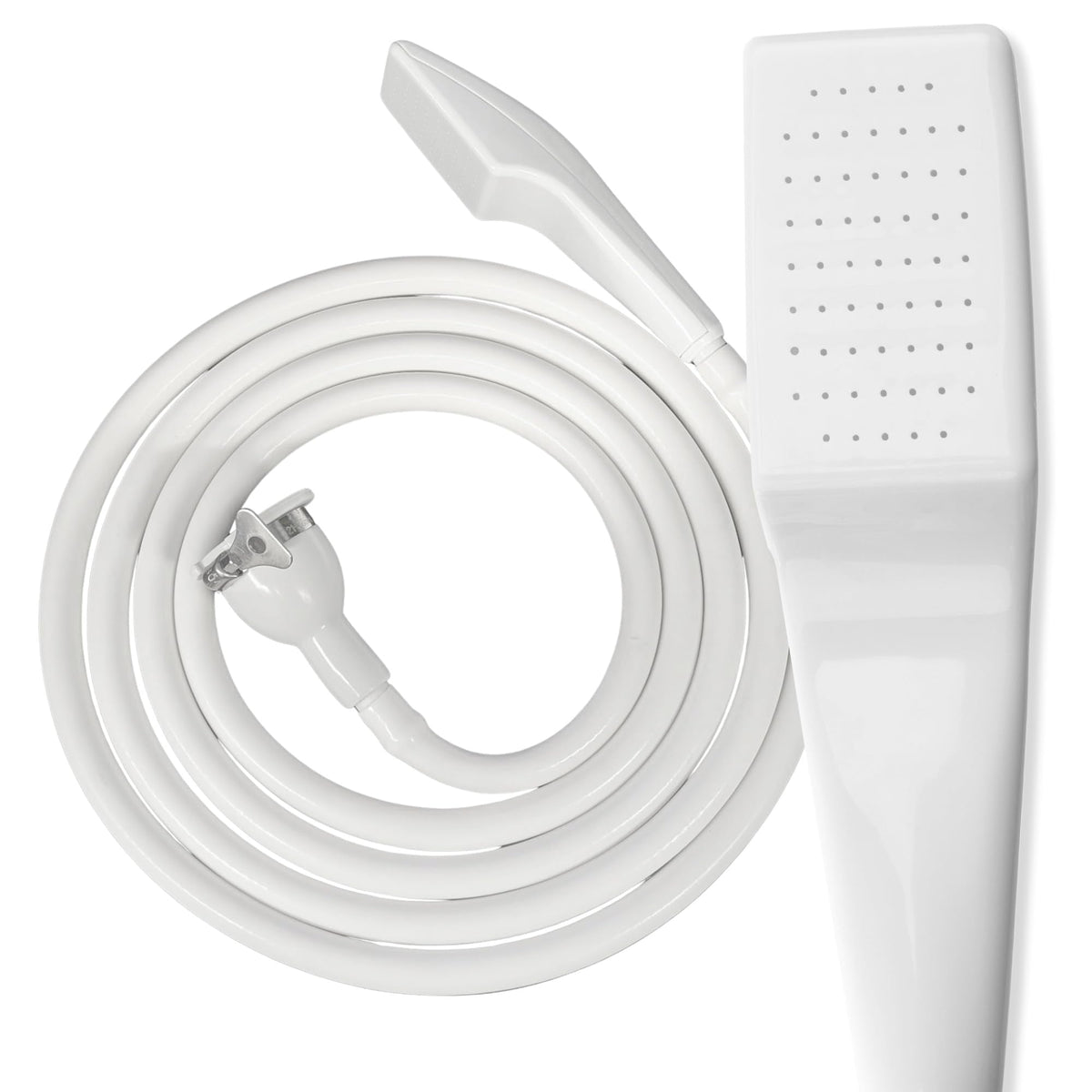 Kobe Professional Shower Head and Extra Long Hose Set for Bath Taps/Tap Shower Attachment - Secure Fit Clamp Included - Perfect Portable
