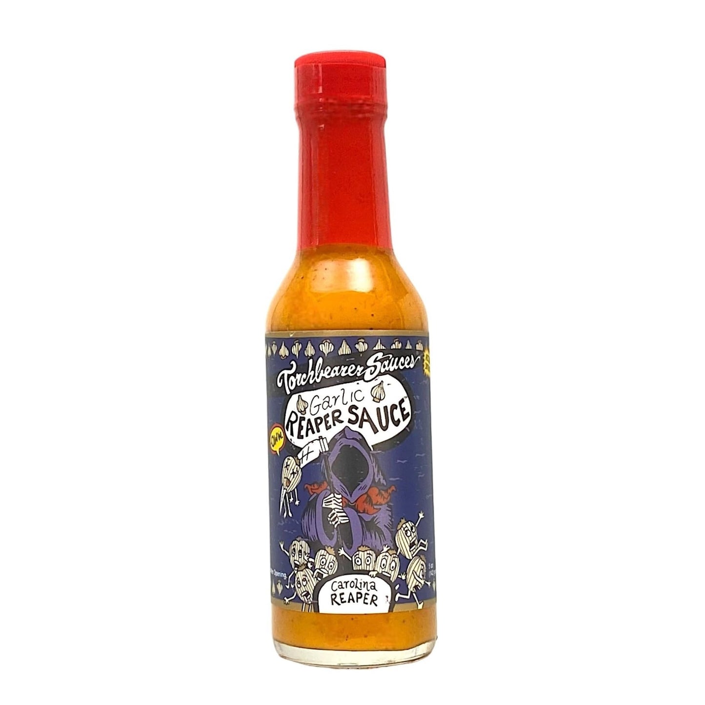 Torchbearer Garlic Carolina Reaper Hot Sauce, 142ml